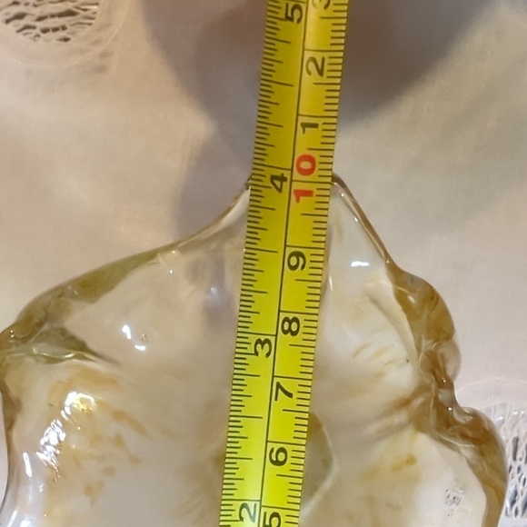 Tulip Lily Murano-style Art Glass lamp shade, set of 3 - Picture 3 of 7